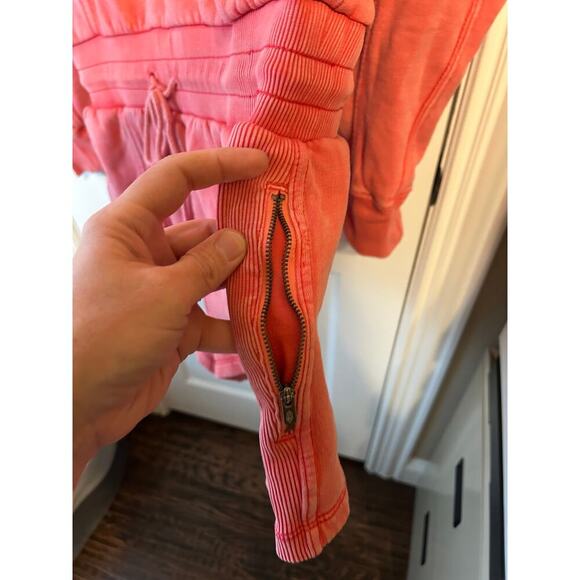 FP Movement Pink Romper Leisure Lounge Comfy Long Sleeve - Picture 6 of 10